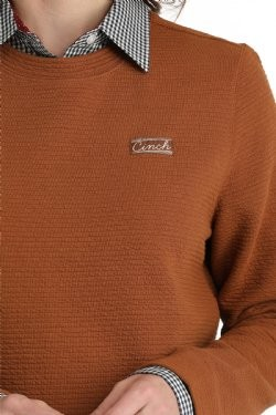 Cinch - Women's Textured Sweatshirt - Copper