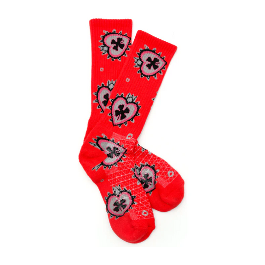 Lucky Chuck Socks - Lucky Love Red Performance Socks