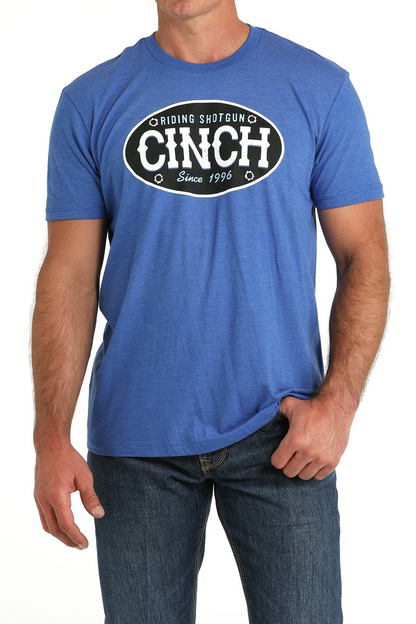 Cinch Men's Riding Shotgun Tee - Royal