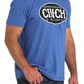 Cinch Men's Riding Shotgun Tee - Royal