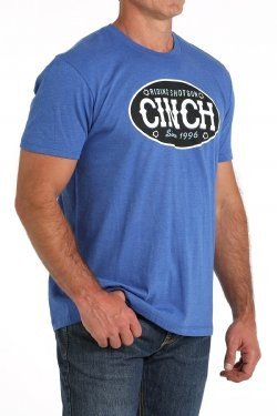 Cinch Men's Riding Shotgun Tee - Royal