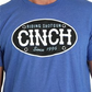 Cinch Men's Riding Shotgun Tee - Royal