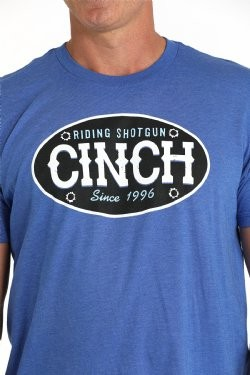 Cinch Men's Riding Shotgun Tee - Royal