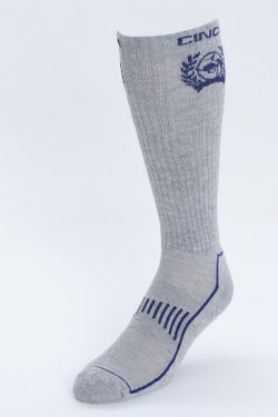 Cinch Men's Gray and Navy Boot Sock