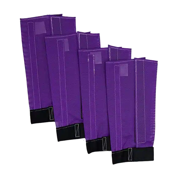 Purple Fly Free Fly Boots for Horses – Set of 4 Protective Fly Boots