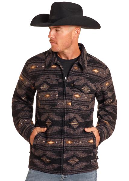 Men's Rock &amp; Roll Aztec Berber Jacket