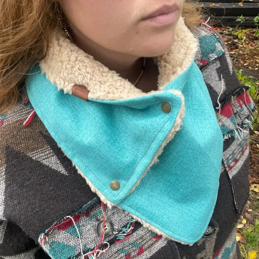 Turquoise Neck Cowl