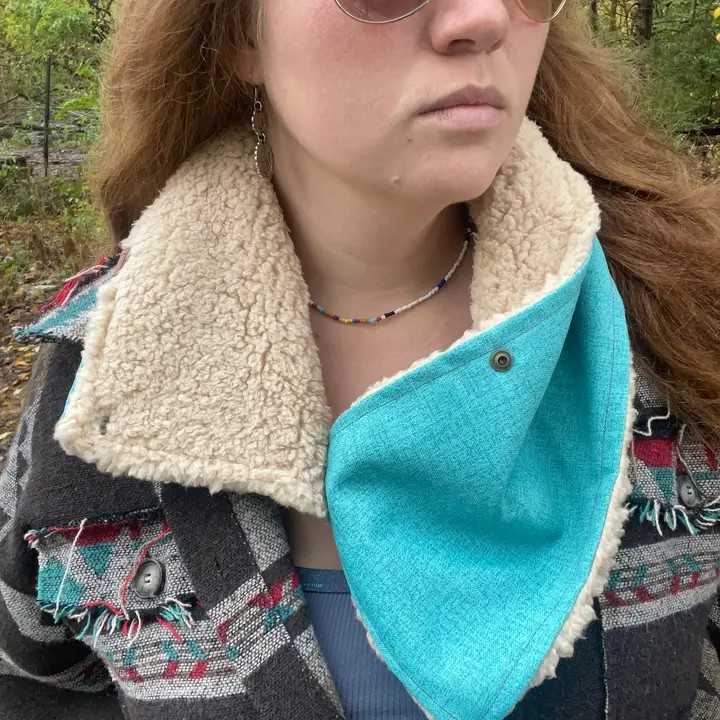 Turquoise Neck Cowl