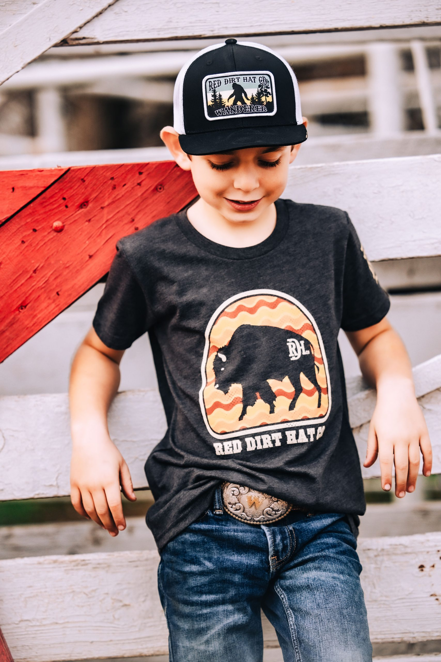 Red Dirt Hat Co. Wild and Wooly T-shirt - Kids