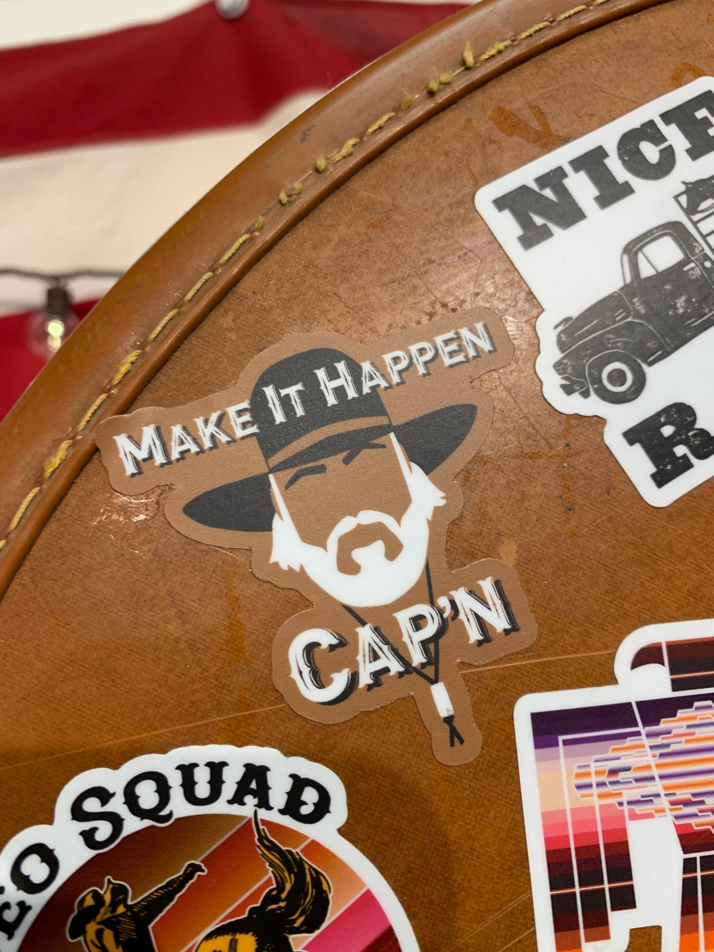 Make it Happen Cap'n sticker