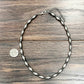 18mm Elongated Navajo Bead Necklace – 18" to 23" Adjustable Western Statement Jewelry