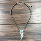 Western Turquoise Bead Necklace with Oval Pendant | Cowgirl Jewelry