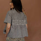 Abstract Western Sketch Print Top – Flowy Fit