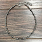 Handmade Navajo Bead Necklace – 16" to 21" Adjustable 4mm & 6mm Western Layering Necklace