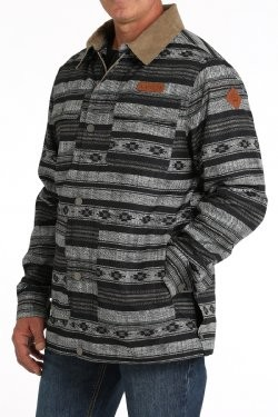 Cinch Men's Barn Coat - Black/Gray