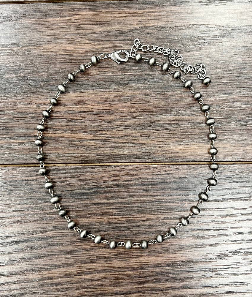 Navajo-Inspired Interlocked Bead Necklace | Western Cowgirl Jewelry