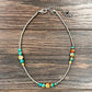 Handmade Silver Navajo Pearl Clustered Gemstone Necklace – 15” to 20” Adjustable Western Jewelry | Made in USA