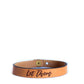 Let Them Real Leather Bracelet