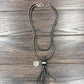Navajo-Inspired Double Strand Tassel Necklace | Western Cowgirl Jewelry