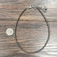 Tiny 4mm Polish Navajo Bead Necklace – 15" to 20" Adjustable Western Layering Jewelry