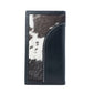 Frontier Mark Hairon Leather Wallet for Men in Dusthorn Black