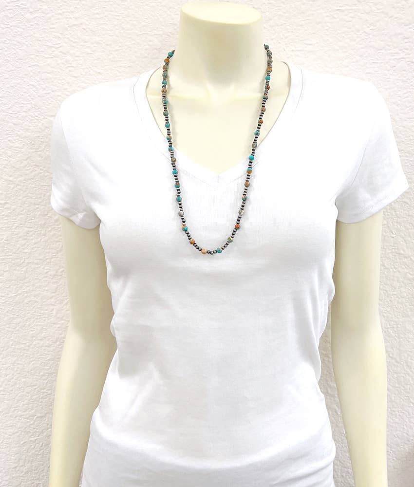739088, 26" Western Gemstone Necklace