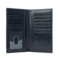 Frontier Mark Hairon Leather Wallet for Men in Dusthorn Black