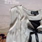 Lightweight Knit Horseshoe Tie Vest – Western Graphic Top