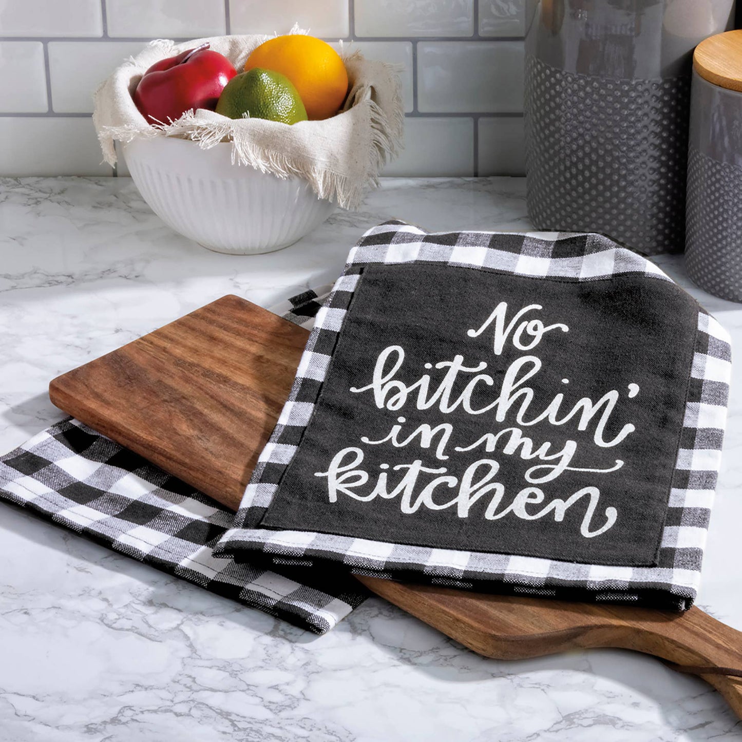 No Bitchin’ In My Kitchen Towel – Funny Kitchen Towel, Farmhouse Kitchen Decor Gift