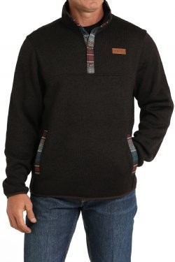 Cinch - Men's Sweater Knit Pullover - Brown