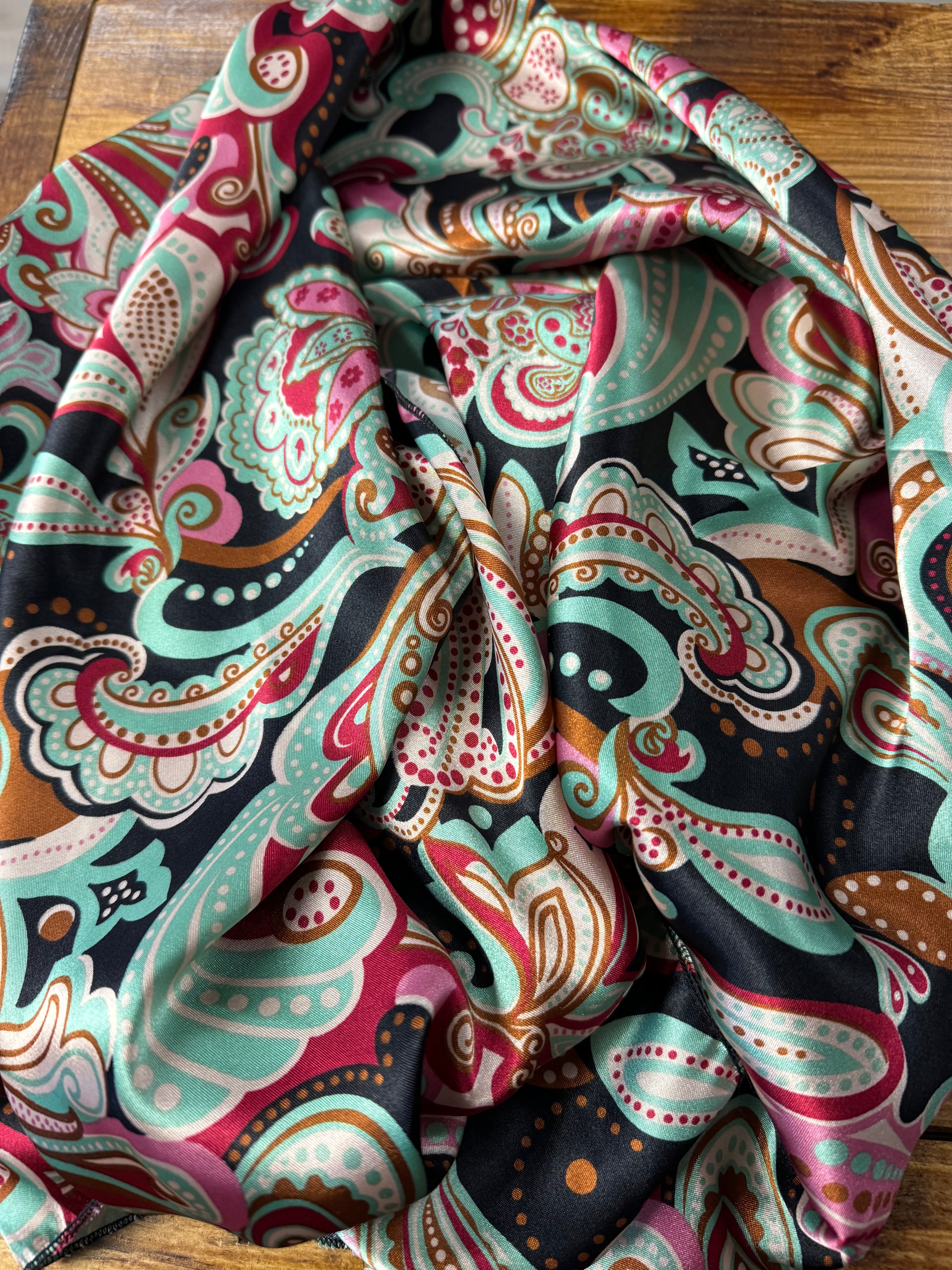 Multicolored paisley - wild rag – Gorgeous Sorrels